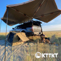 270 ° Khaki Outdoor Camping Cardoor Car tof awning